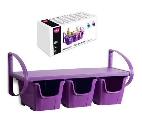 Mensola parete viola - mensola, da